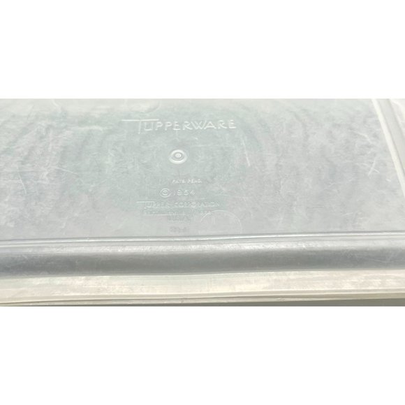Vintage Tupperware Butter Keeper with Lid 72-1 Small Rectangle 1954 USA Dish - Picture 8 of 13